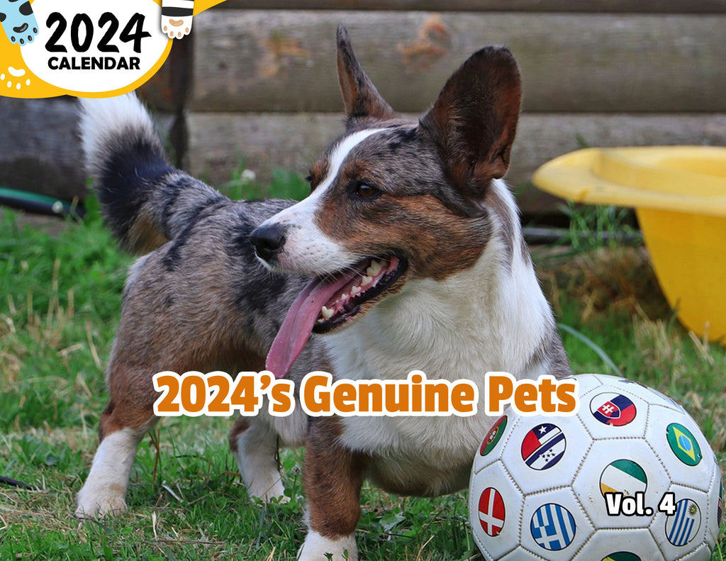 2024's Genuine Pets Volume Four: 2024 Wall Calendar (Published)