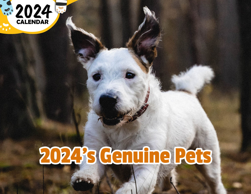 2024's Genuine Pets: 2024 Wall Calendar (Published)