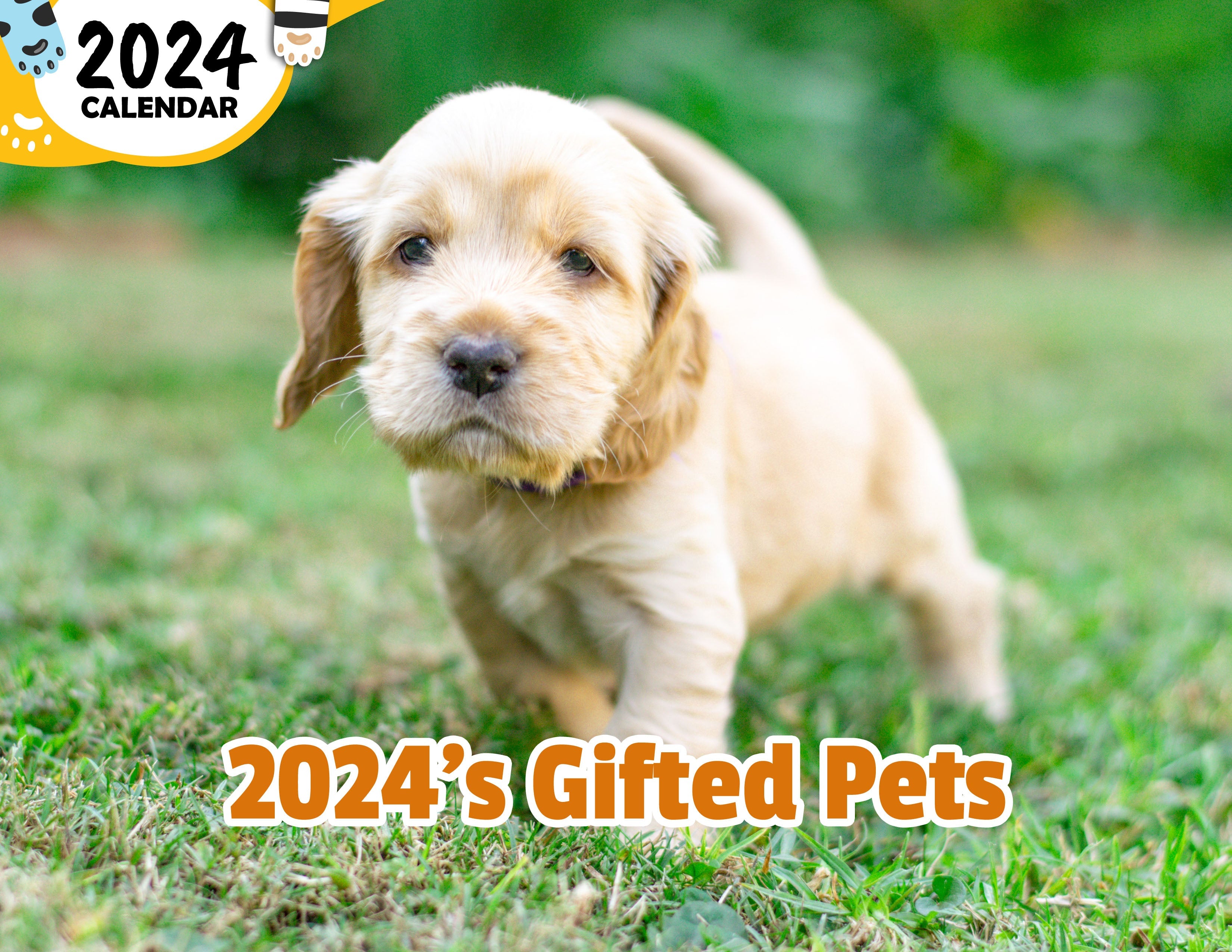 2024's Gifted Pets: 2024 Wall Calendar (Published)