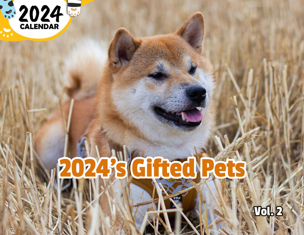 2024's Gifted Pets Volume Two: 2024 Wall Calendar (Published)