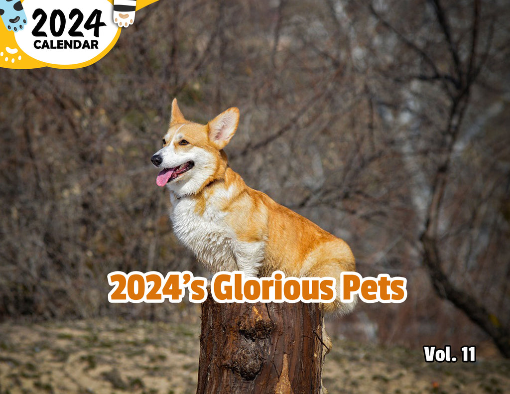 2024's Glorious Pets Volume Eleven: 2024 Wall Calendar (Published)