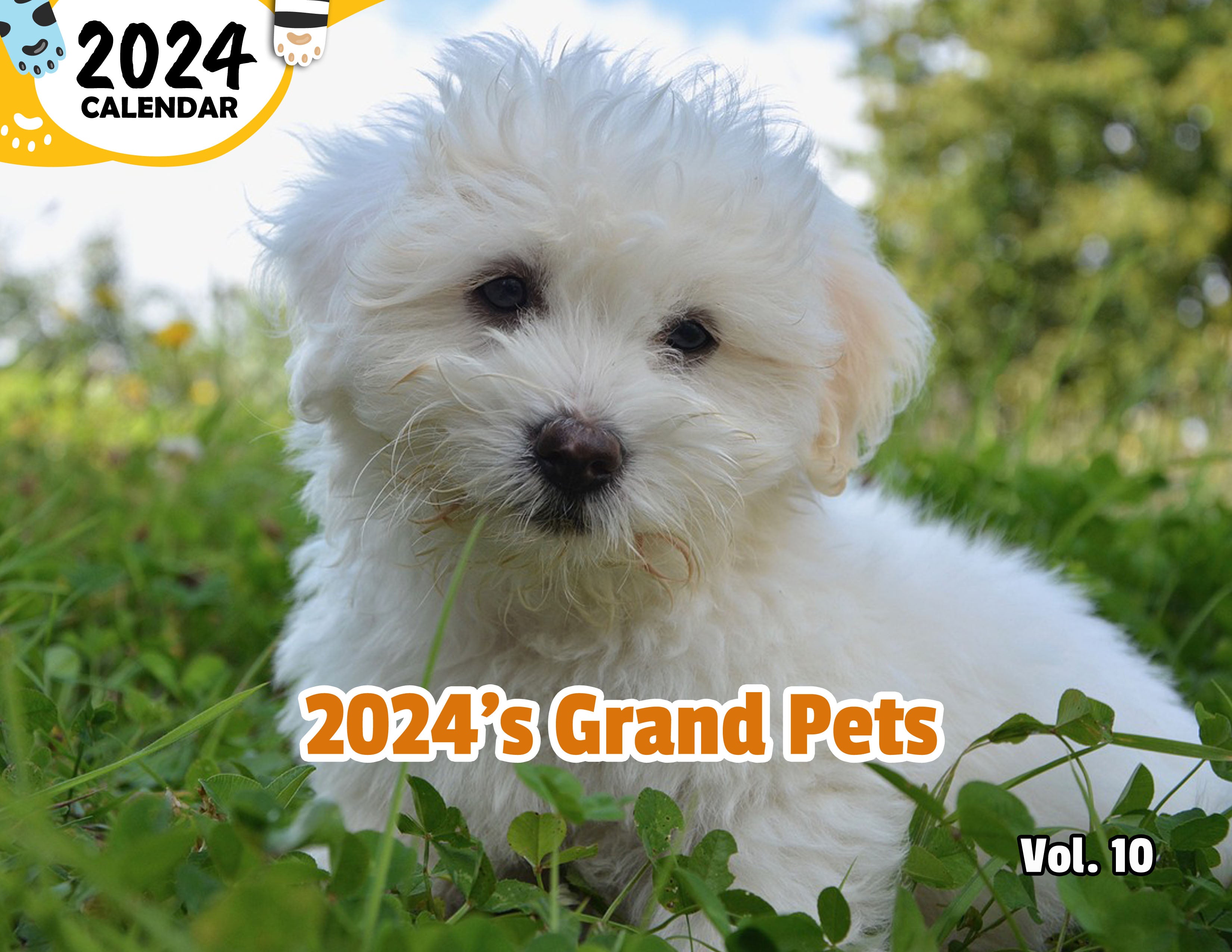 2024's Grand Pets Volume Ten: 2024 Wall Calendar (Published)