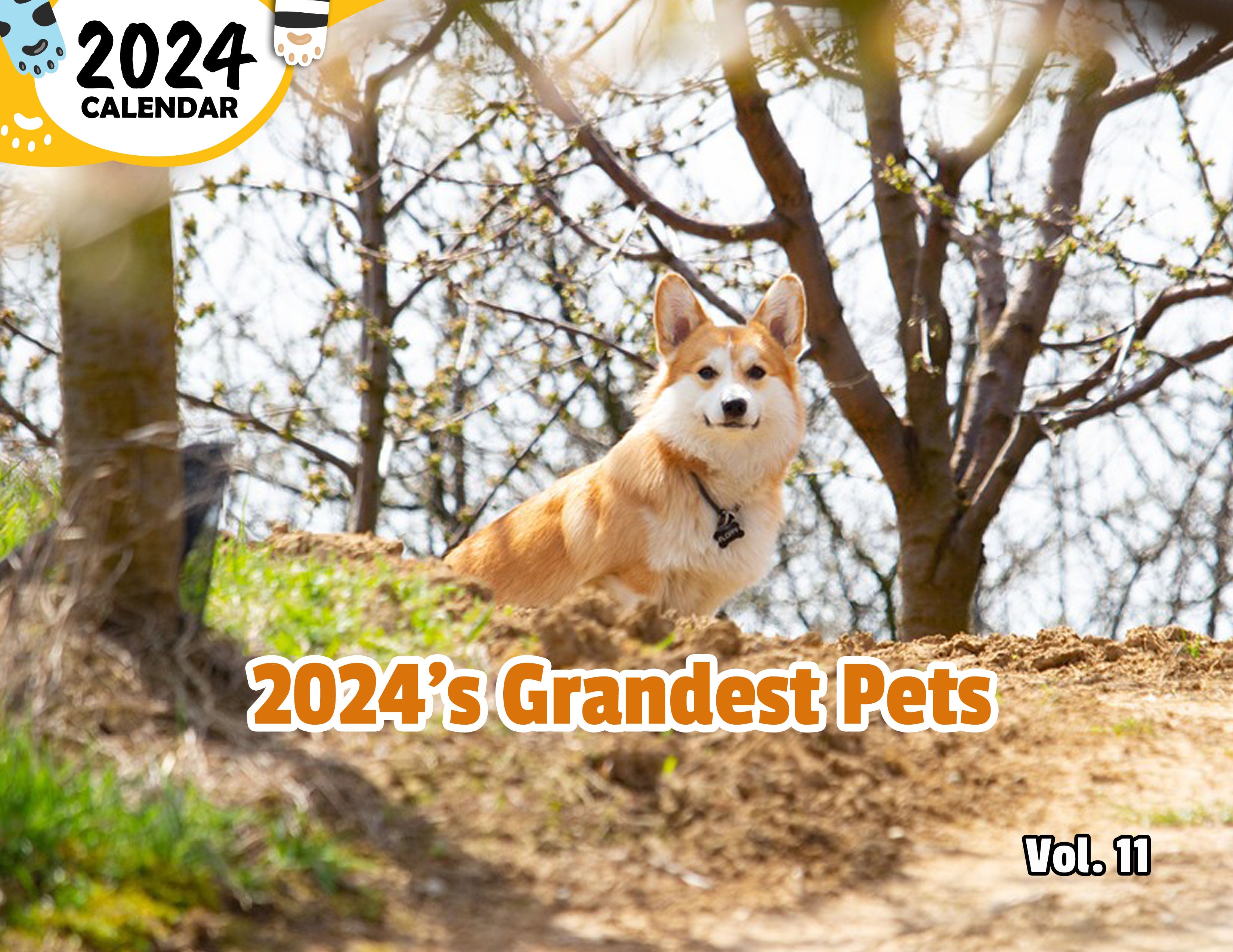 2024's Grandest Pets Volume Eleven: 2024 Wall Calendar (Published)