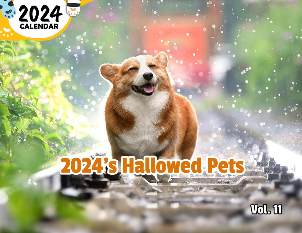 2024's Hallowed Pets Volume Eleven: 2024 Wall Calendar (Published)
