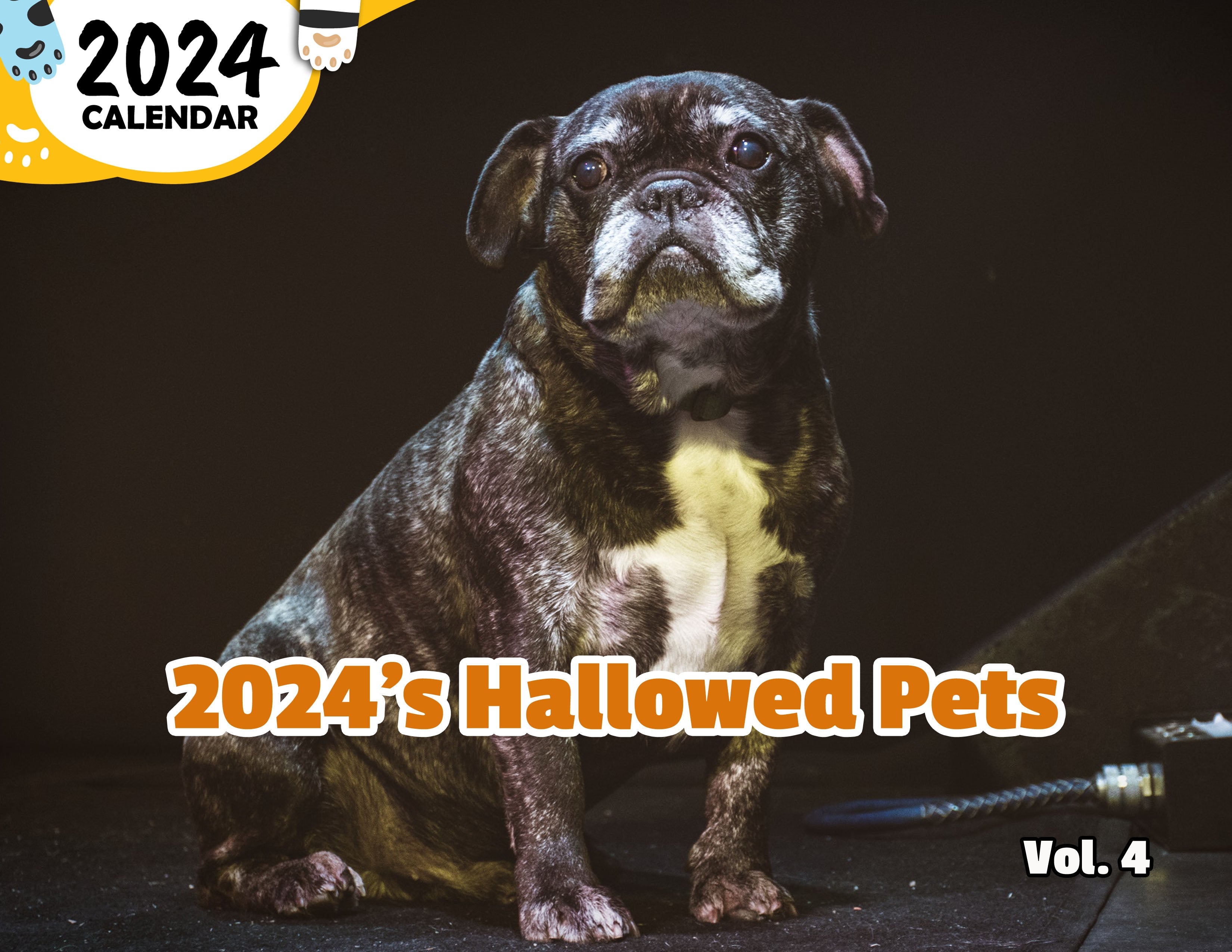 2024's Hallowed Pets Volume Four: 2024 Wall Calendar (Published)