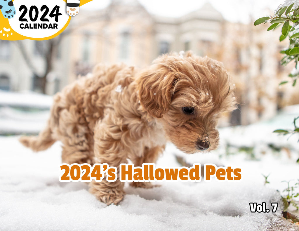 2024's Hallowed Pets Volume Seven: 2024 Wall Calendar (Published)