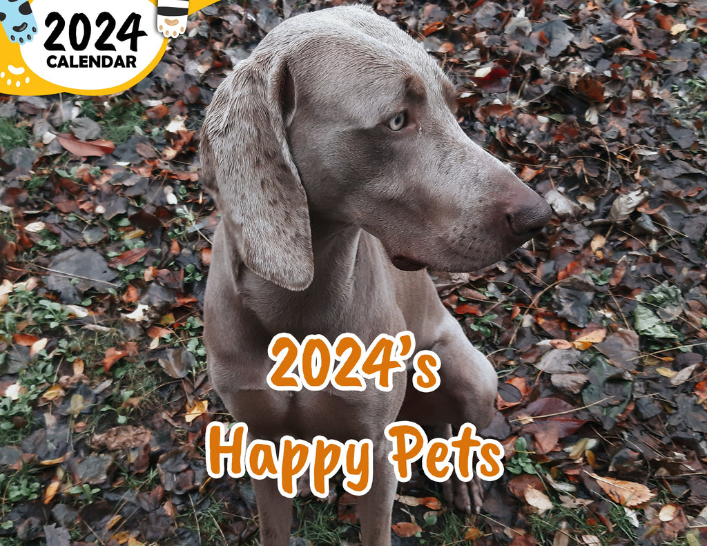 2024's Happy Pets: 2024 Wall Calendar (Published)