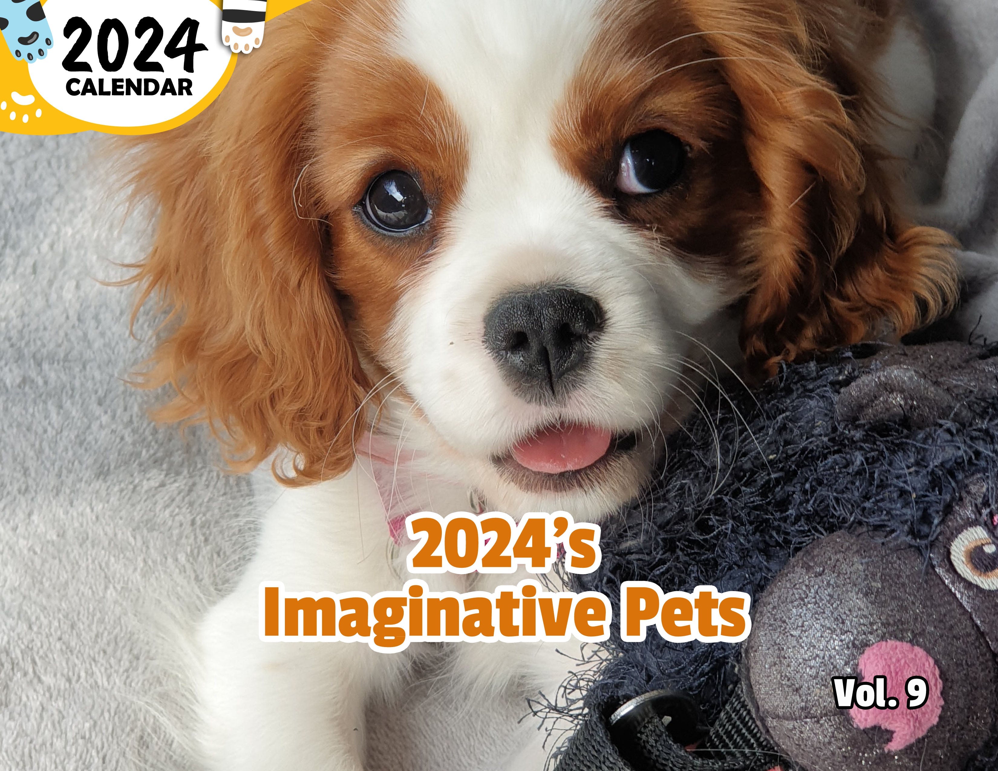 2024's Imaginative Pets Volume Nine: 2024 Wall Calendar (Published)