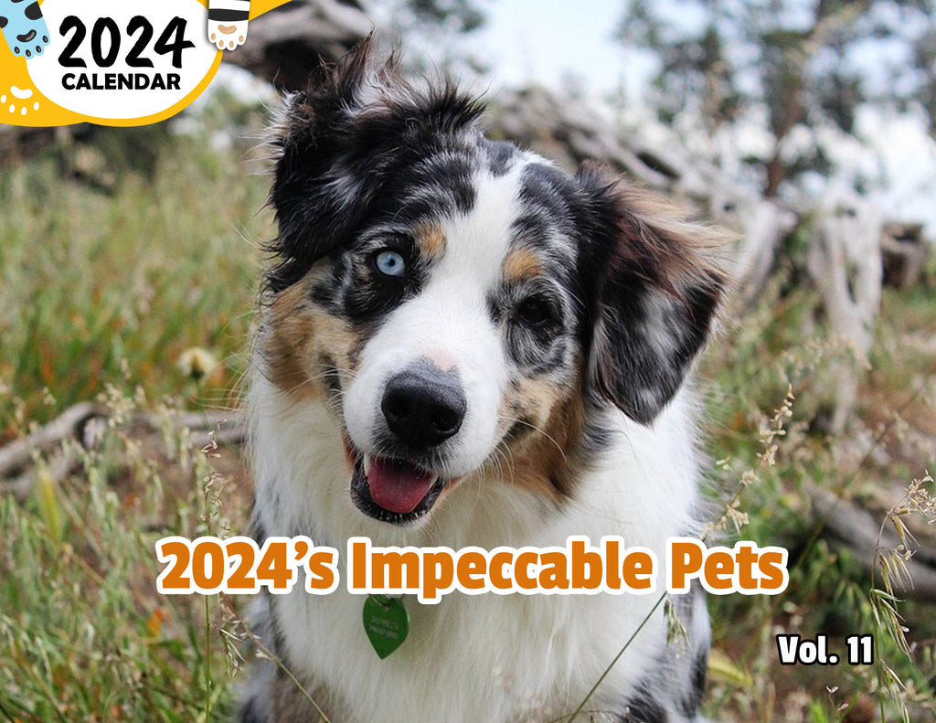 2024's Impeccable Pets Volume Eleven: 2024 Wall Calendar (Published)