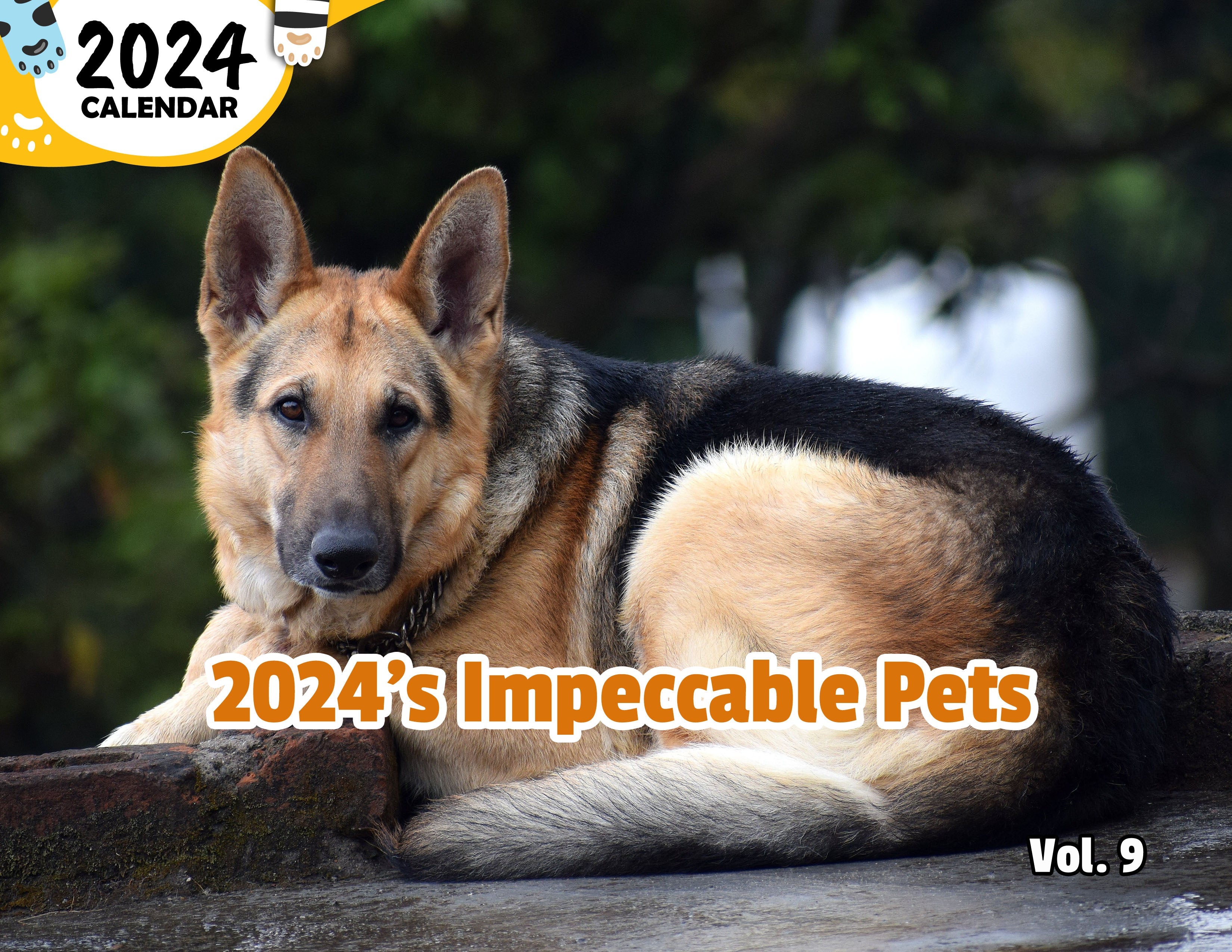 2024's Impeccable Pets Volume Nine: 2024 Wall Calendar (Published)