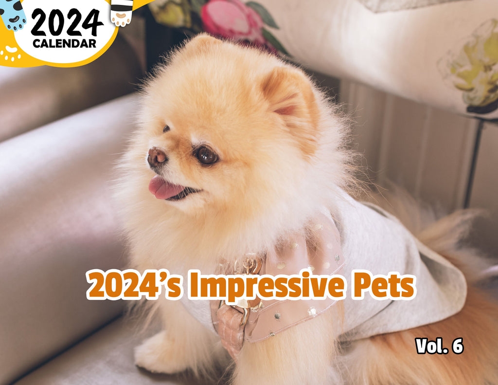 2024's Impressive Pets Volume Six: 2024 Wall Calendar (Published)