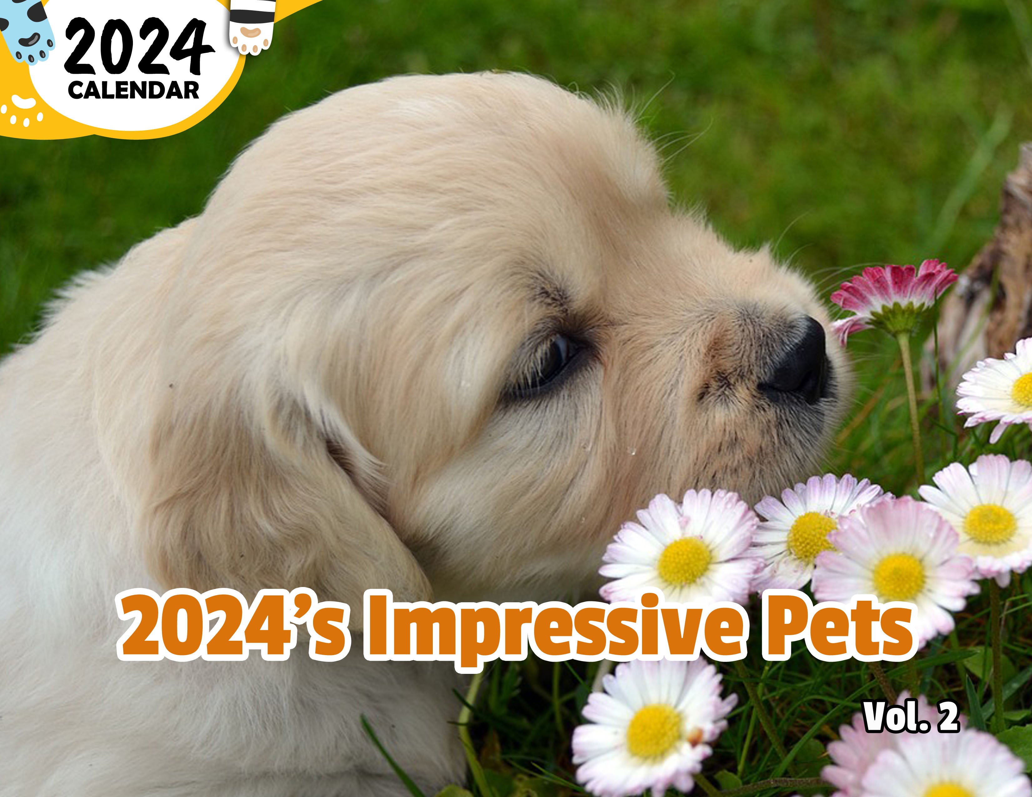 2024's Impressive Pets Volume Two: 2024 Wall Calendar (Published)