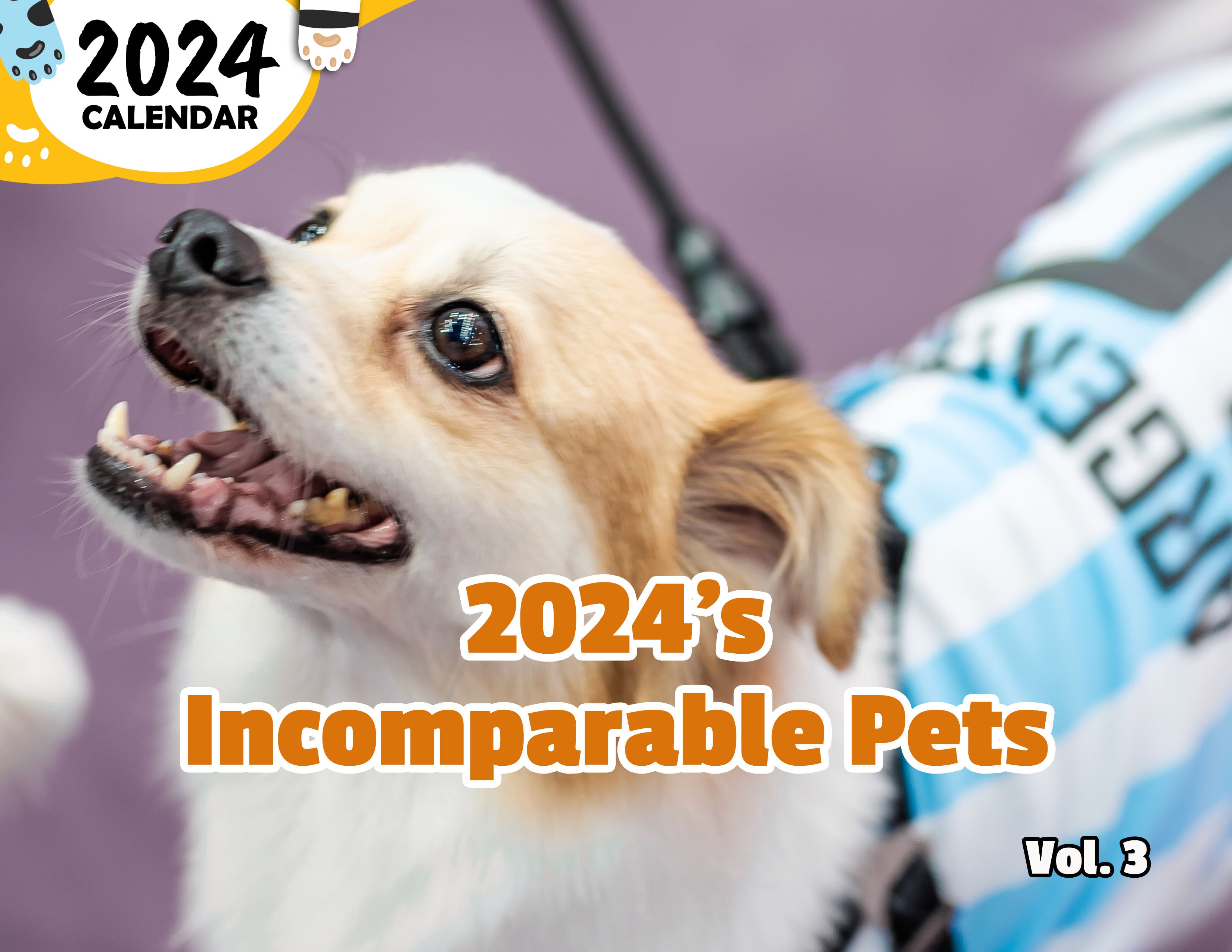 2024's Incomparable Pets Volume Three: 2024 Wall Calendar (Published)