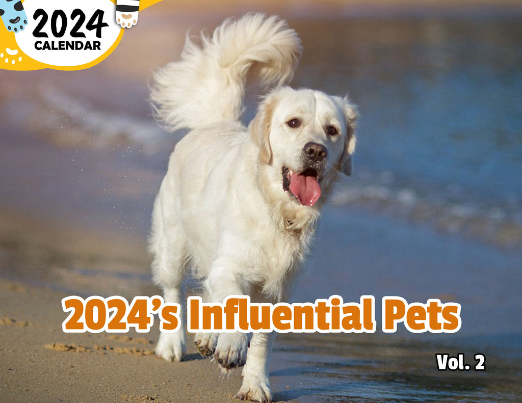 2024's Influential Pets Volume Two: 2024 Wall Calendar (Published)