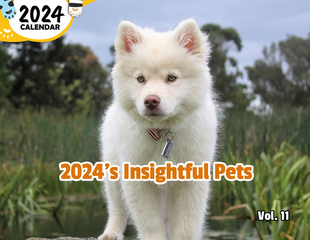 2024's Insightful Pets Volume Eleven: 2024 Wall Calendar (Published)