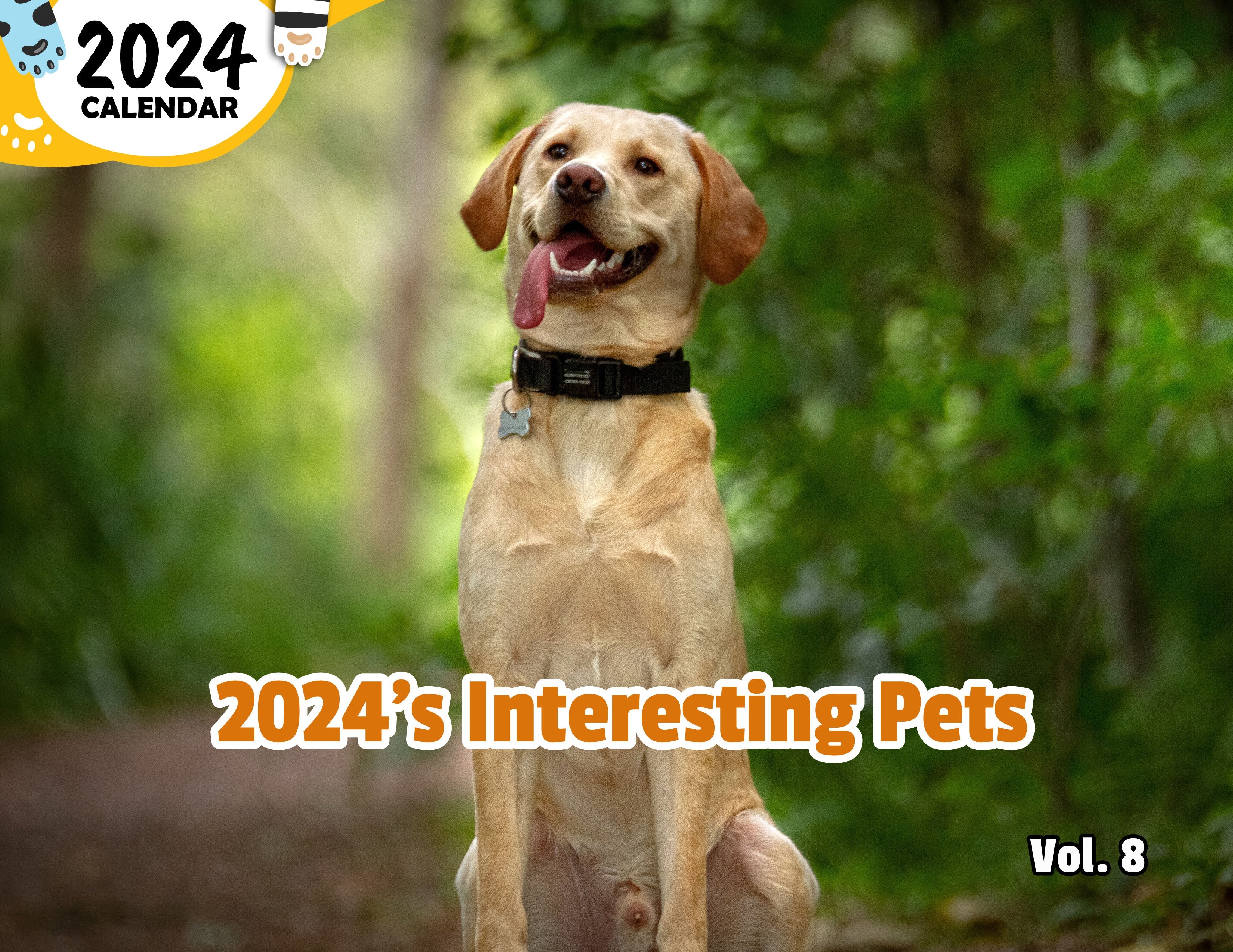 2024's Interesting Pets Volume Eight: 2024 Wall Calendar (Published)