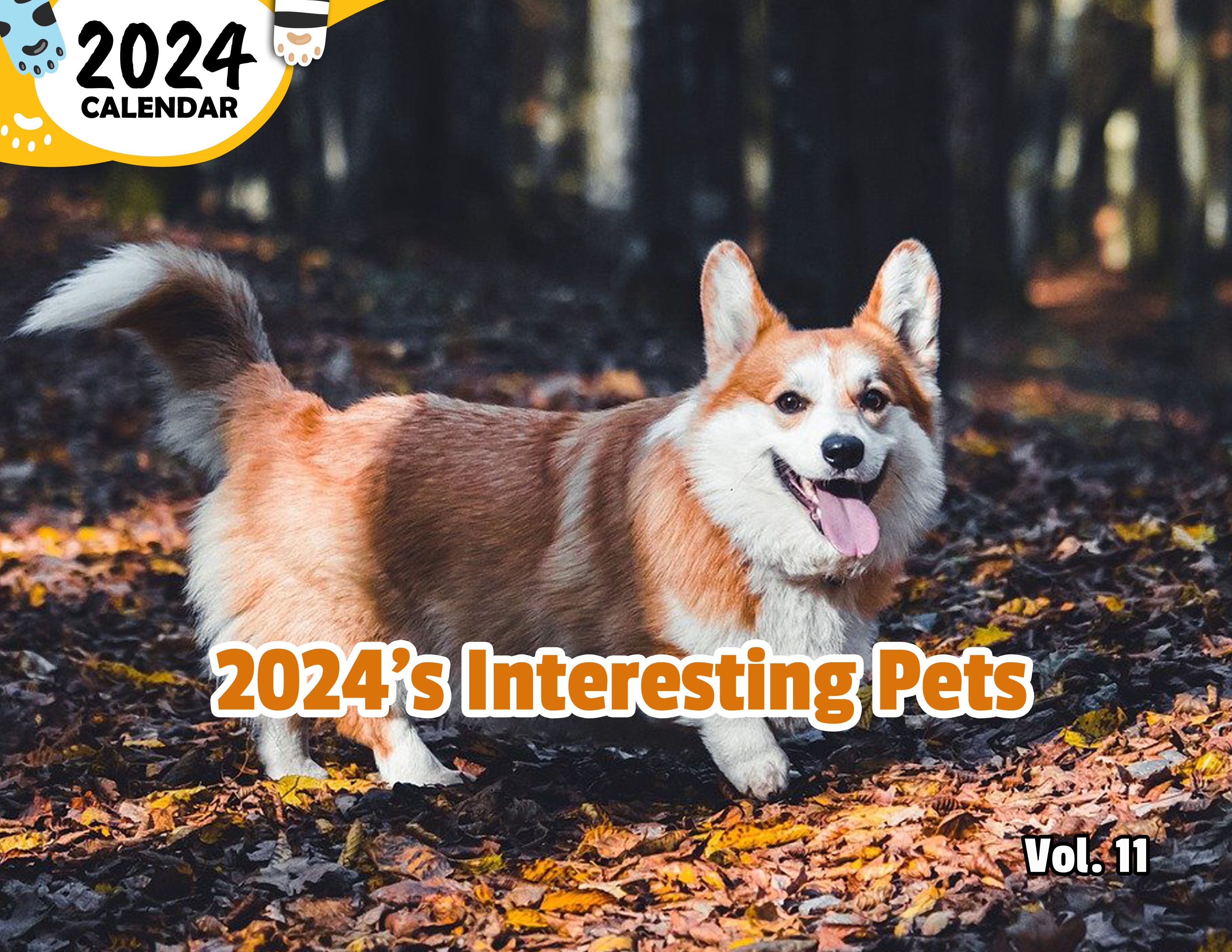 2024's Interesting Pets Volume Eleven: 2024 Wall Calendar (Published)
