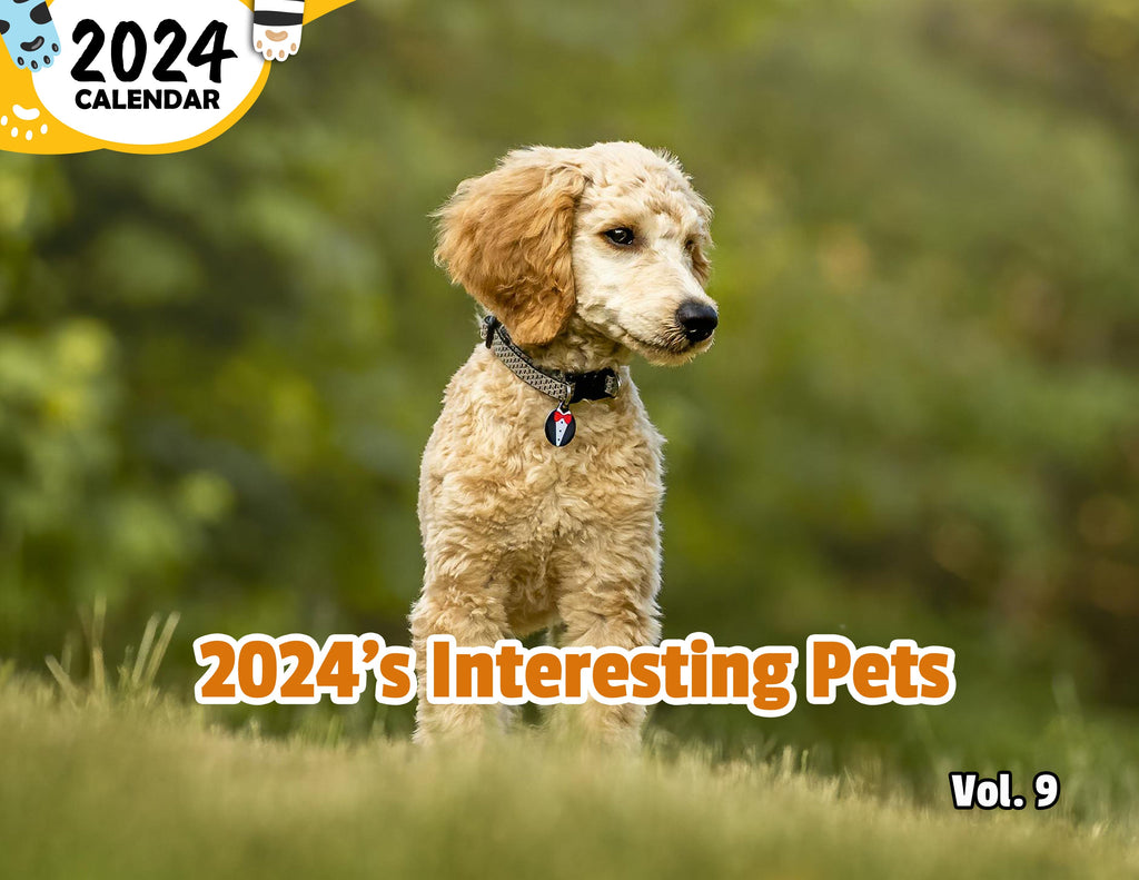 2024's Interesting Pets Volume Nine: 2024 Wall Calendar (Published)