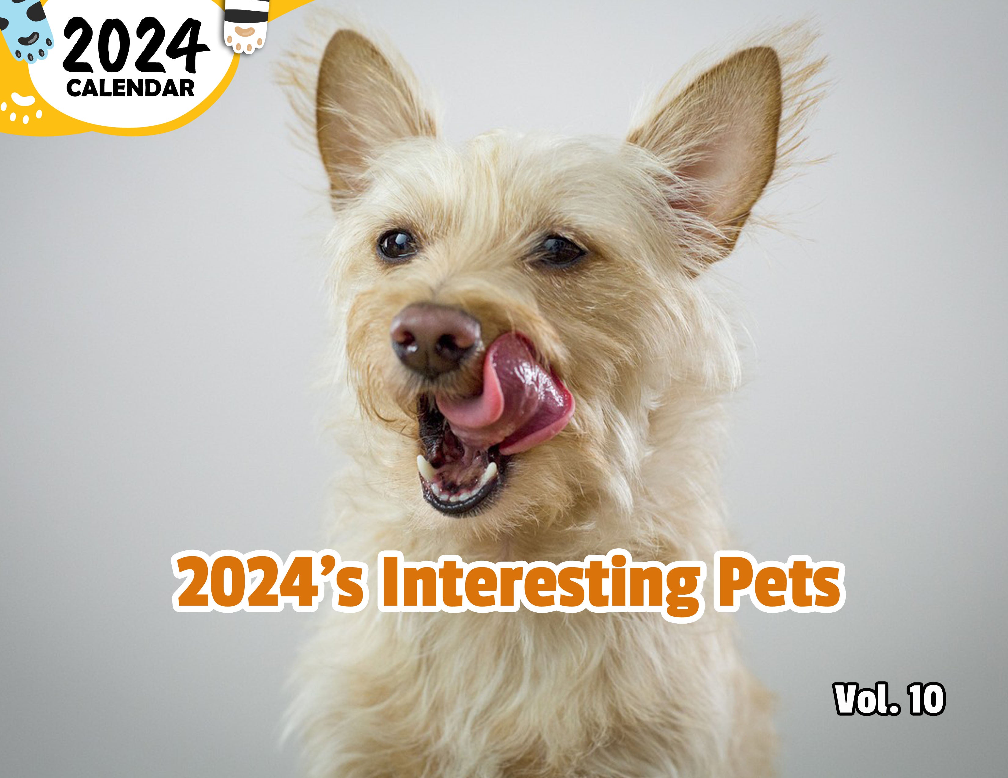 2024's Interesting Pets Volume Ten: 2024 Wall Calendar (Published)