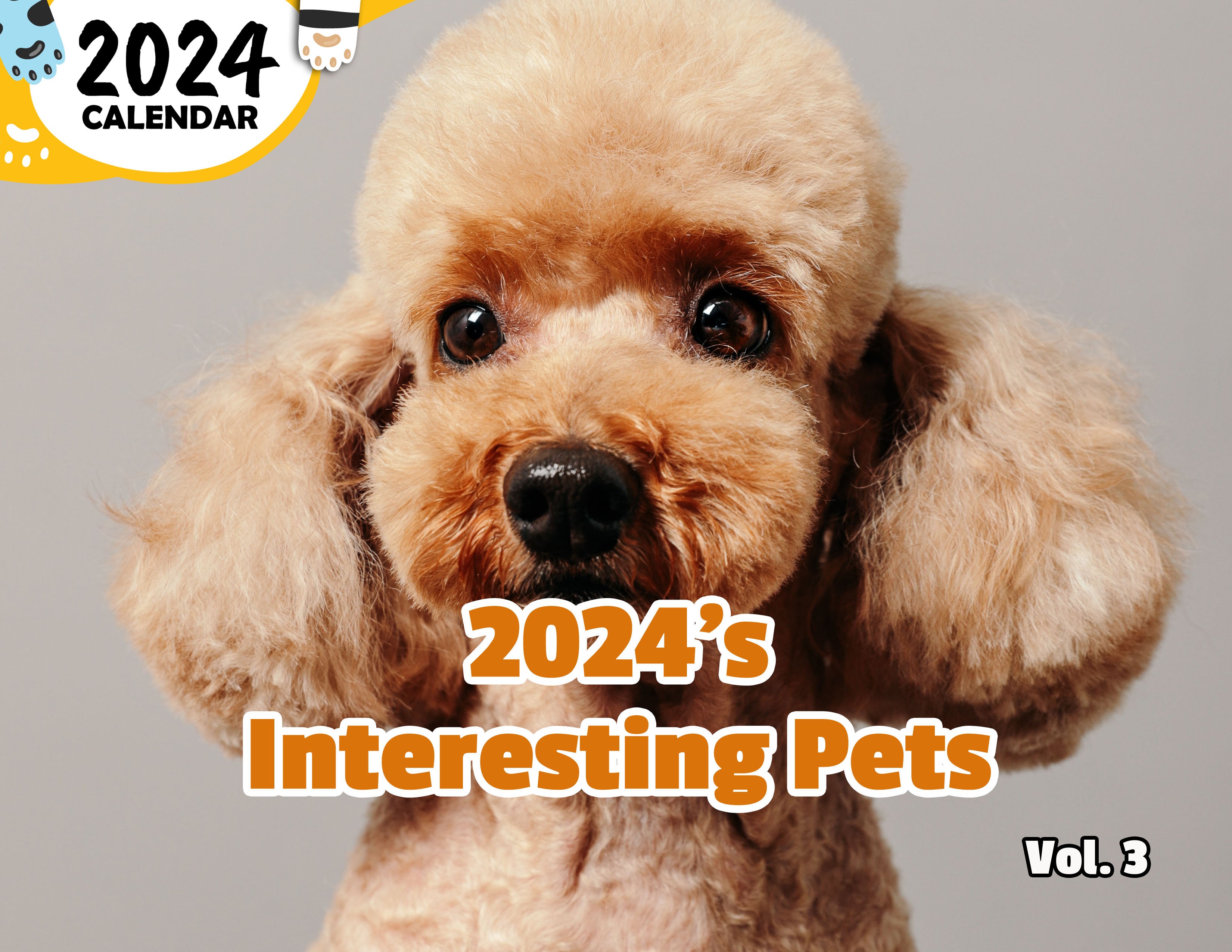 2024's Interesting Pets Volume Three: 2024 Wall Calendar (Published)