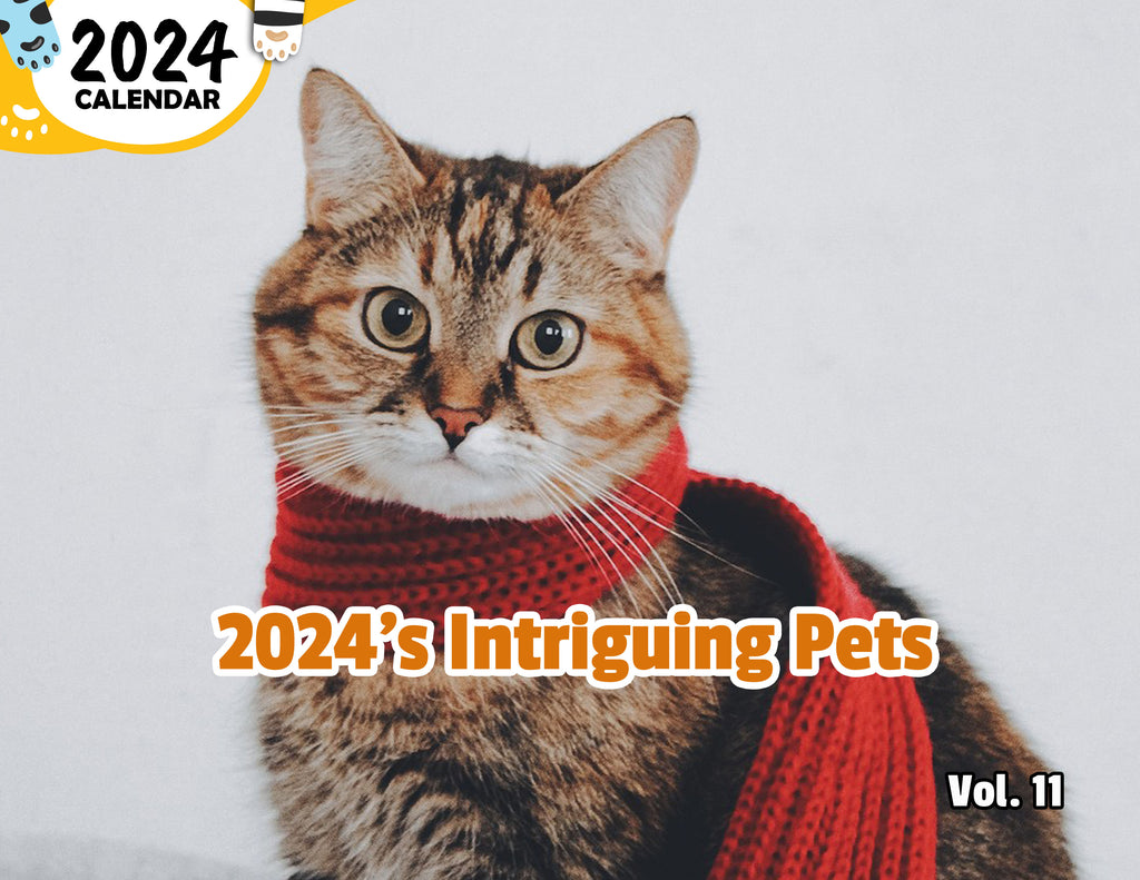 2024's Intriguing Pets Volume Eleven: 2024 Wall Calendar (Published)
