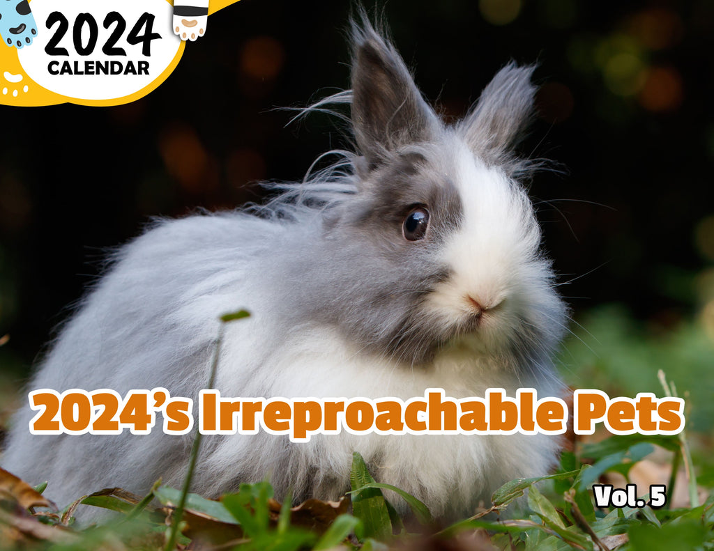 2024's Irreproachable Pets Volume Five: 2024 Wall Calendar (Published)