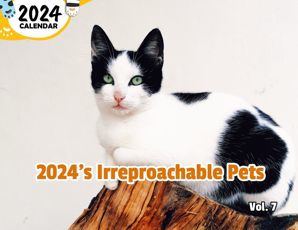 2024's Irreproachable Pets Volume Seven: 2024 Wall Calendar (Published)
