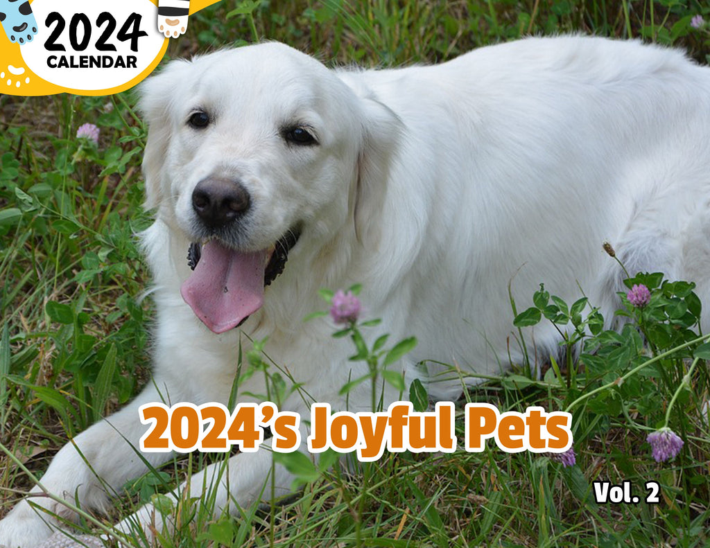 2024's Joyful Pets Volume Two: 2024 Wall Calendar (Published)