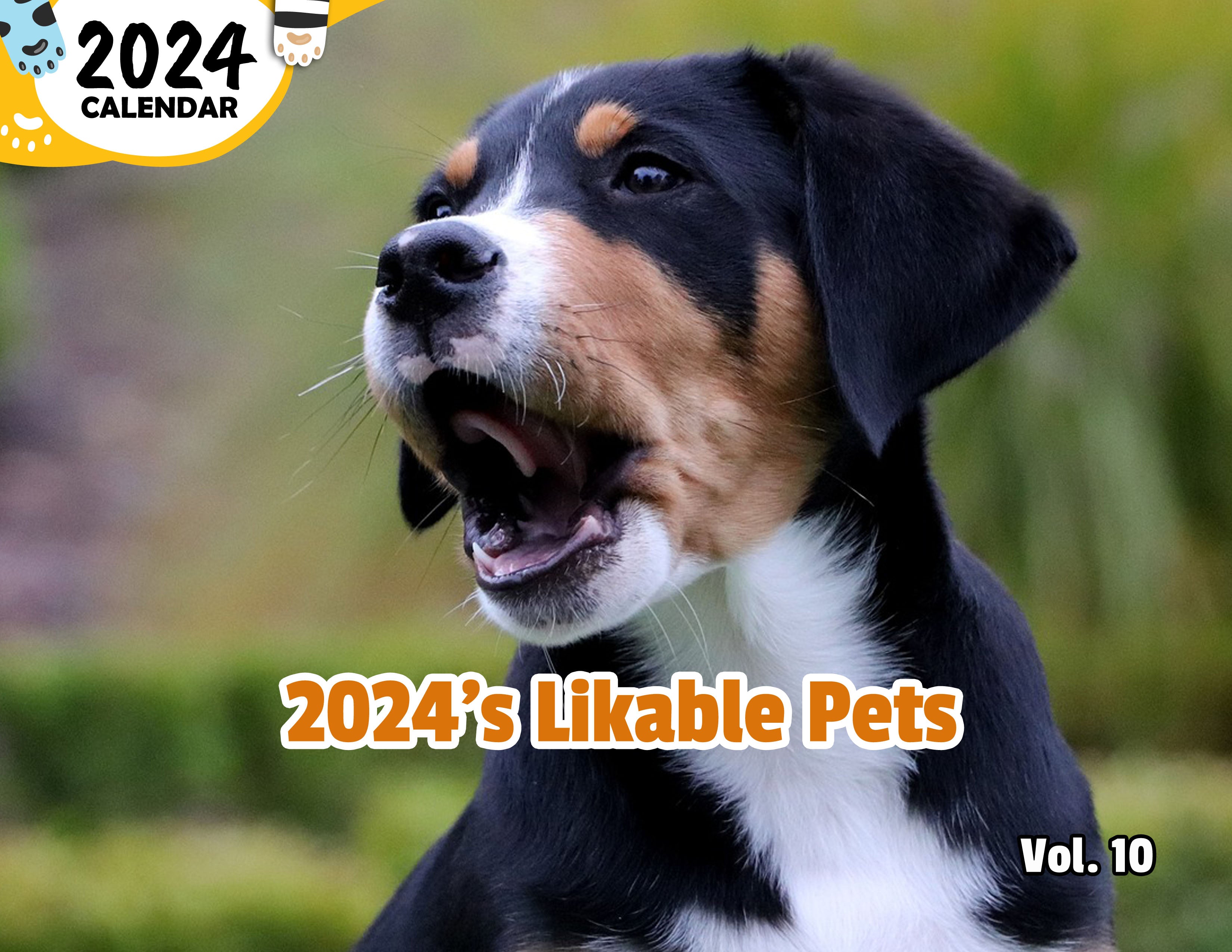 2024's Likable Pets Volume Ten: 2024 Wall Calendar (Published)