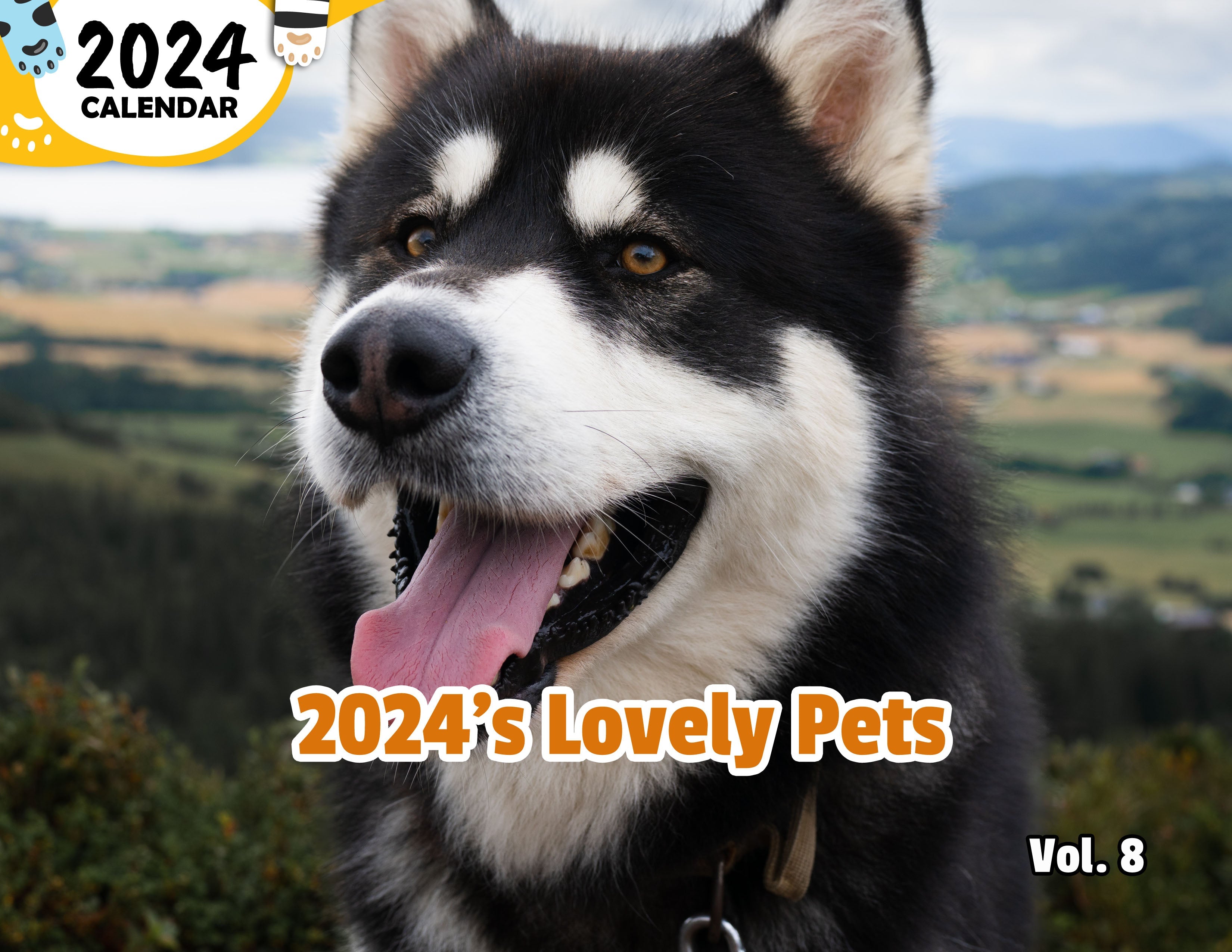 2024's Lovely Pets Volume Eight: 2024 Wall Calendar (Published)