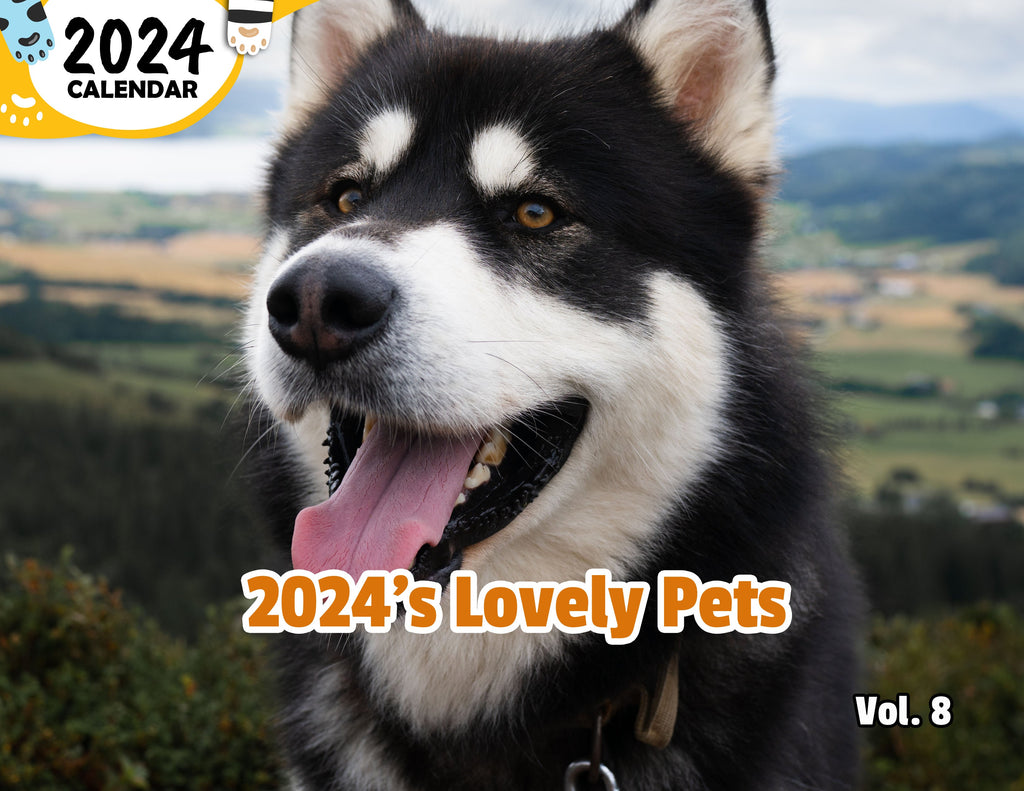 2024's Lovely Pets Volume Eight: 2024 Wall Calendar (Published)