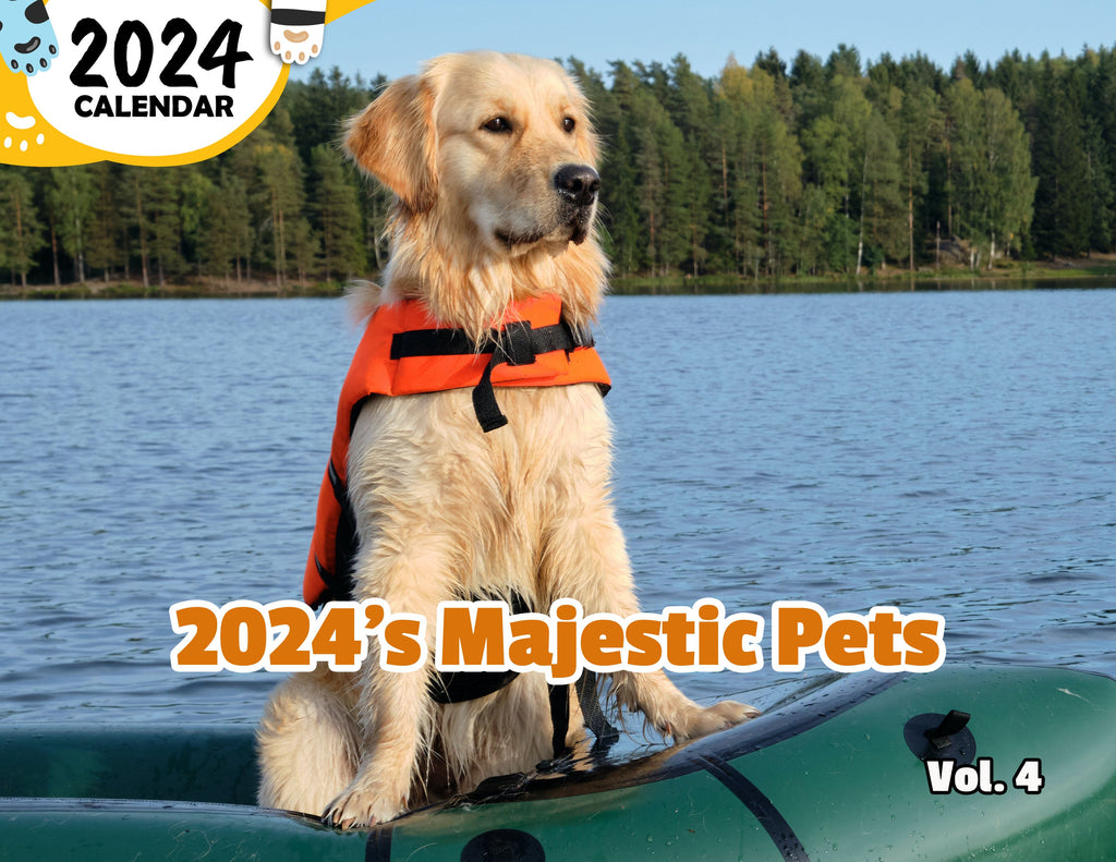 2024's Majestic Pets Volume Four: 2024 Wall Calendar (Published)