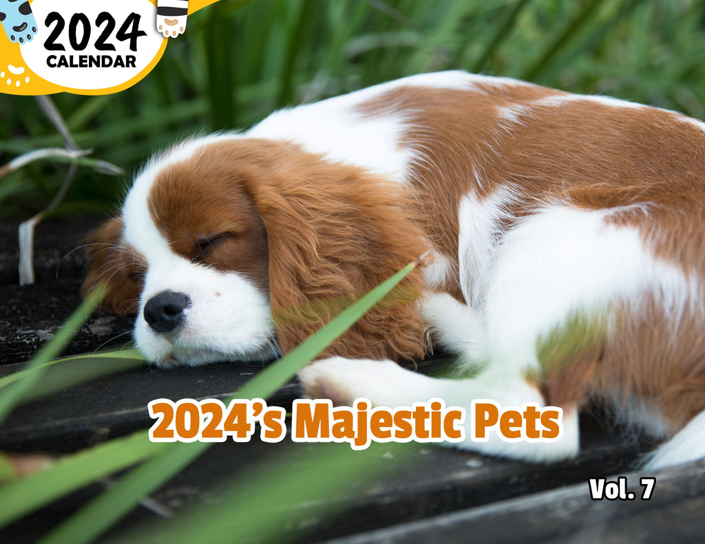 2024's Majestic Pets Volume Seven: 2024 Wall Calendar (Published)