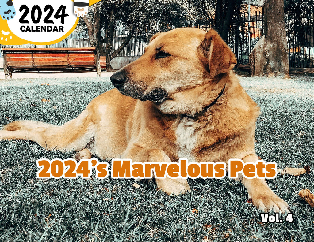 2024's Marvelous Pets Volume Four: 2024 Wall Calendar (Published)
