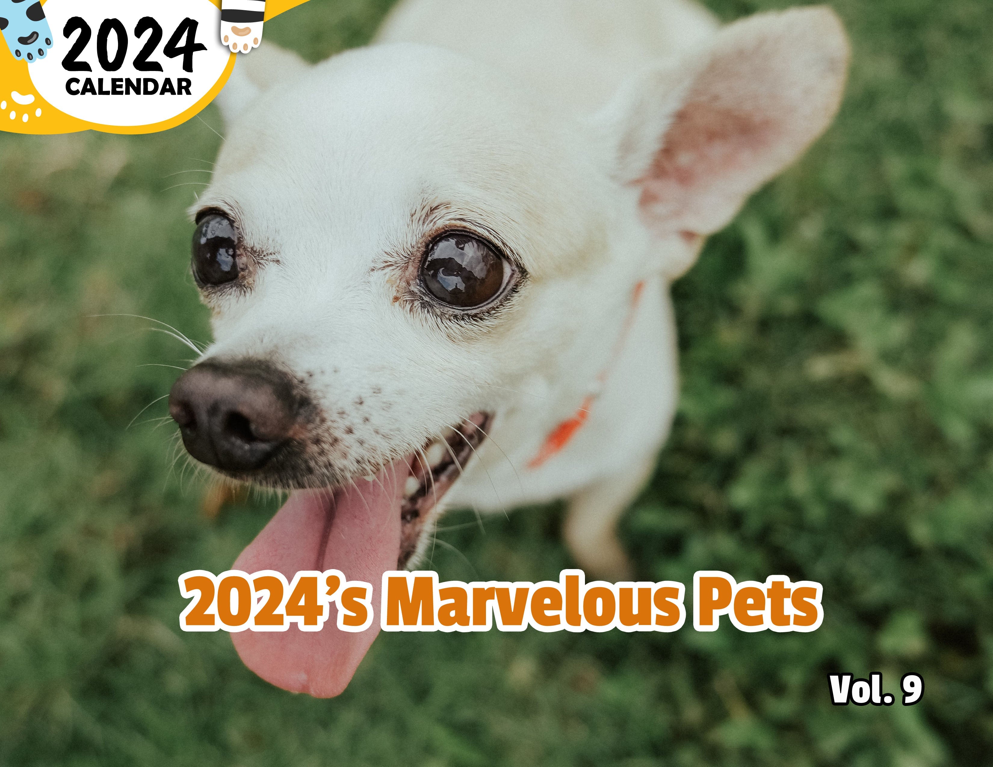 2024's Marvelous Pets Volume Nine: 2024 Wall Calendar (Published)