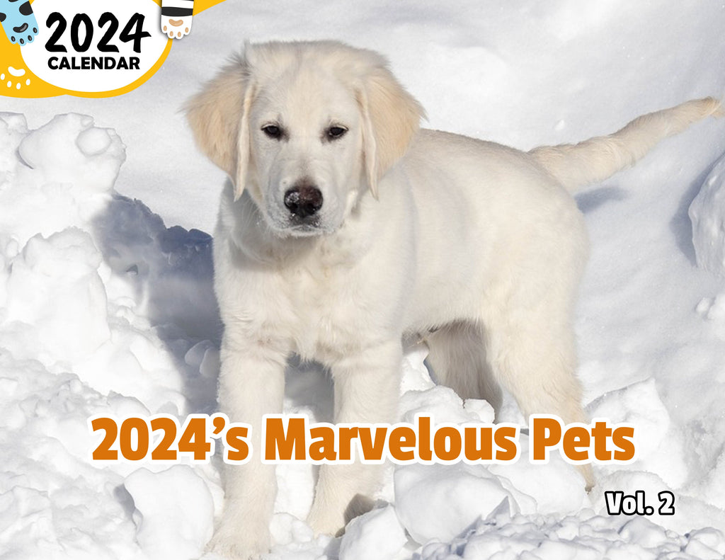 2024's Marvelous Pets Volume Two: 2024 Wall Calendar (Published)