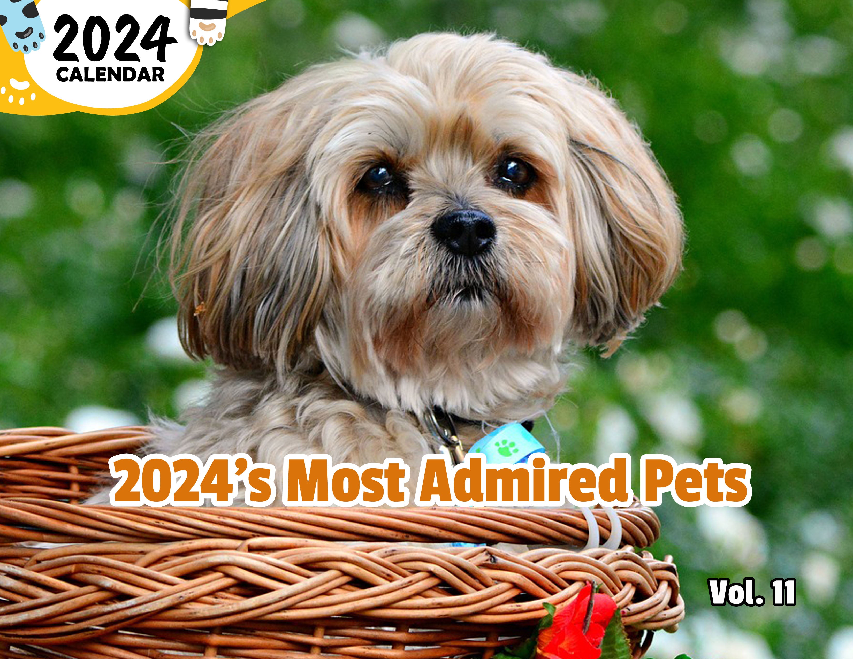 2024's Most Admired Pets Volume Eleven: 2024 Wall Calendar (Published)