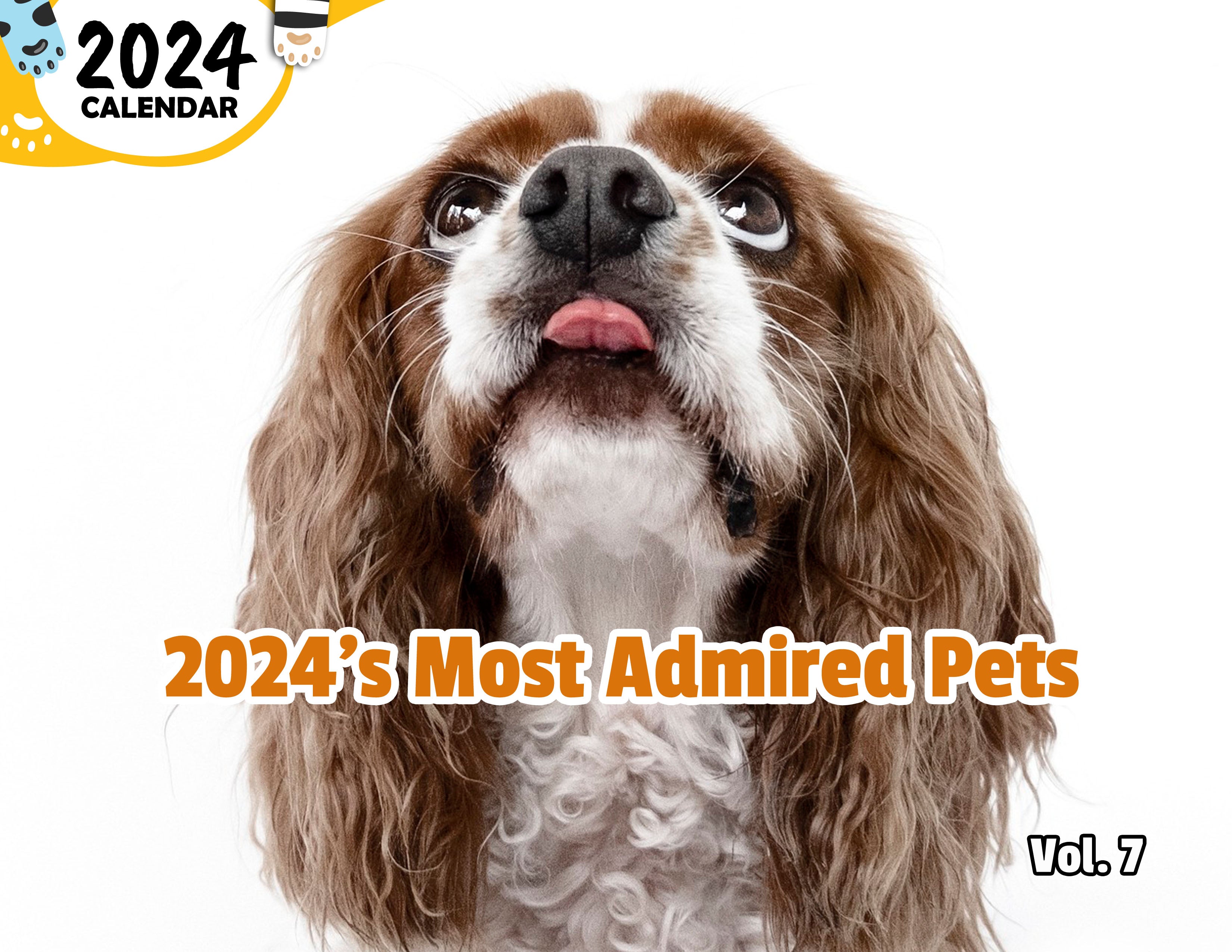 2024's Most Admired Pets Volume Seven: 2024 Wall Calendar (Published)