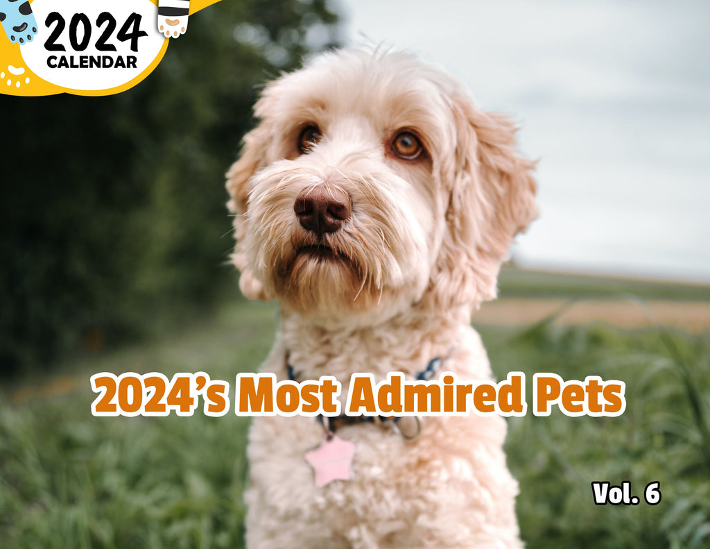 2024's Most Admired Pets Volume Six: 2024 Wall Calendar (Published)