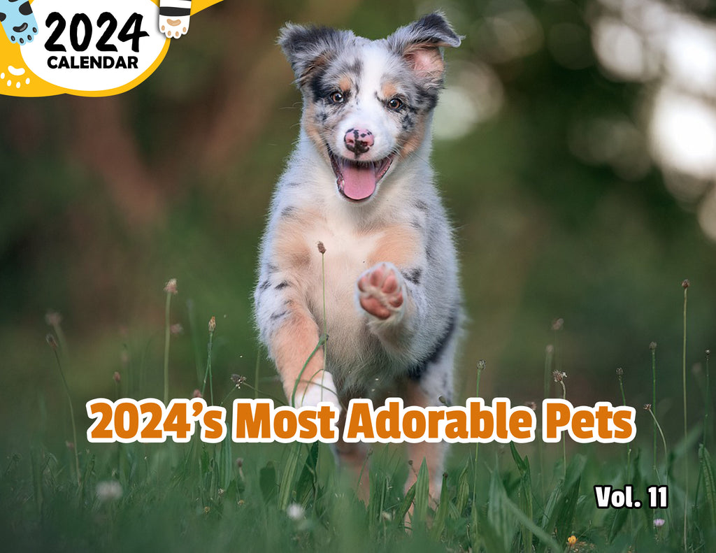 2024's Most Adorable Pets Volume Eleven: 2024 Wall Calendar (Published)