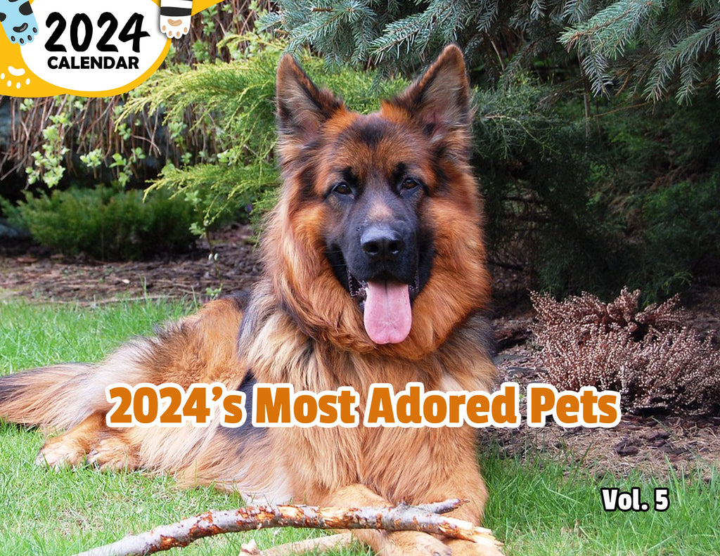 2024's Most Adored Pets Volume Five: 2024 Wall Calendar (Published)