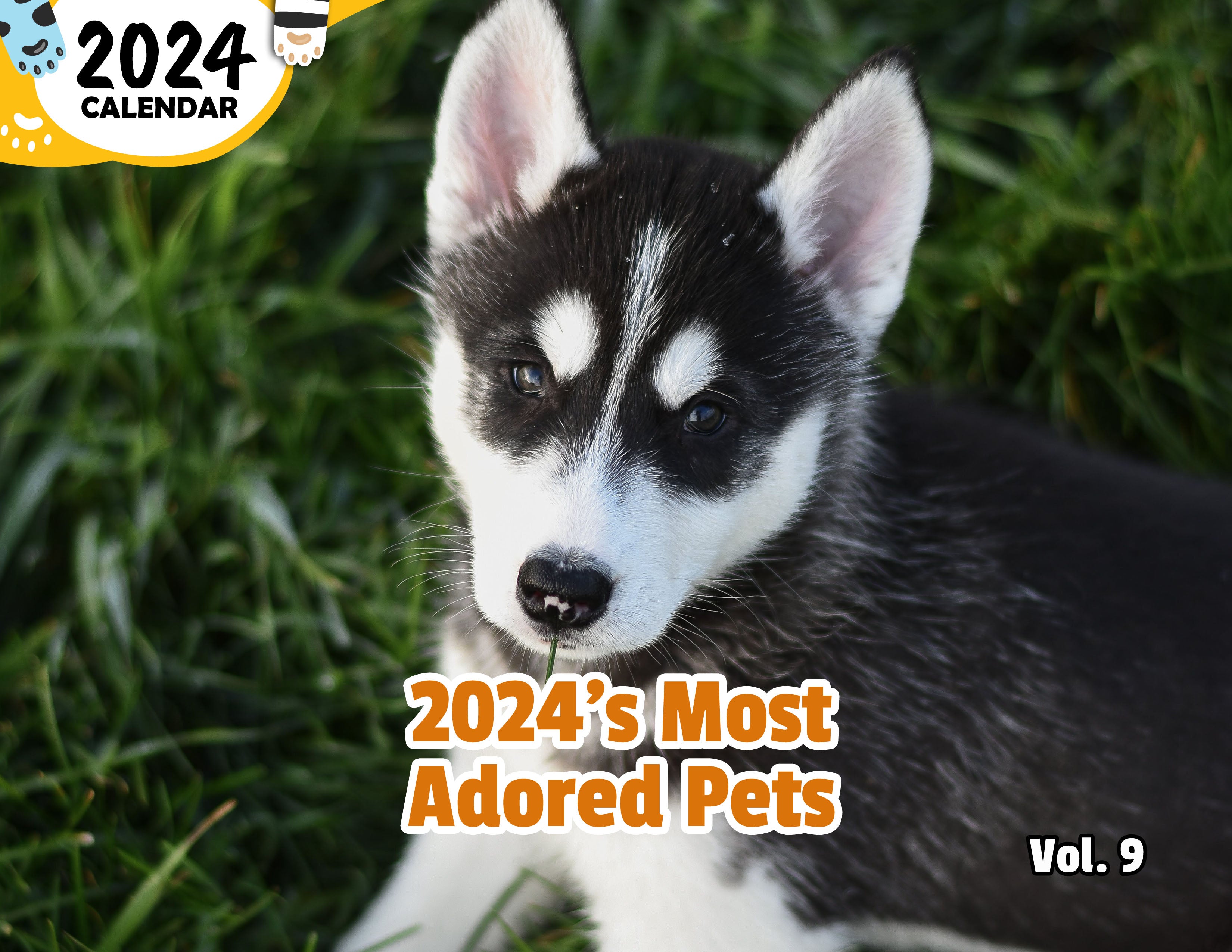 2024's Most Adored Pets Volume Nine: 2024 Wall Calendar (Published)