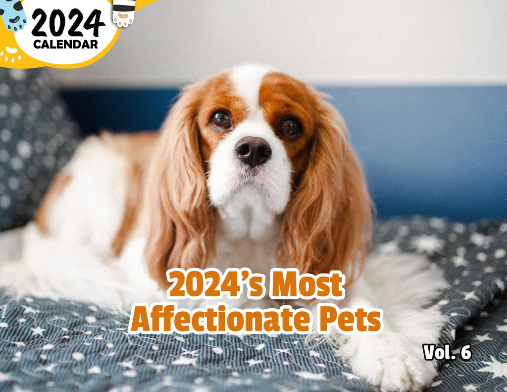 2024's Most Affectionate Pets Volume Six: 2024 Wall Calendar (Published)