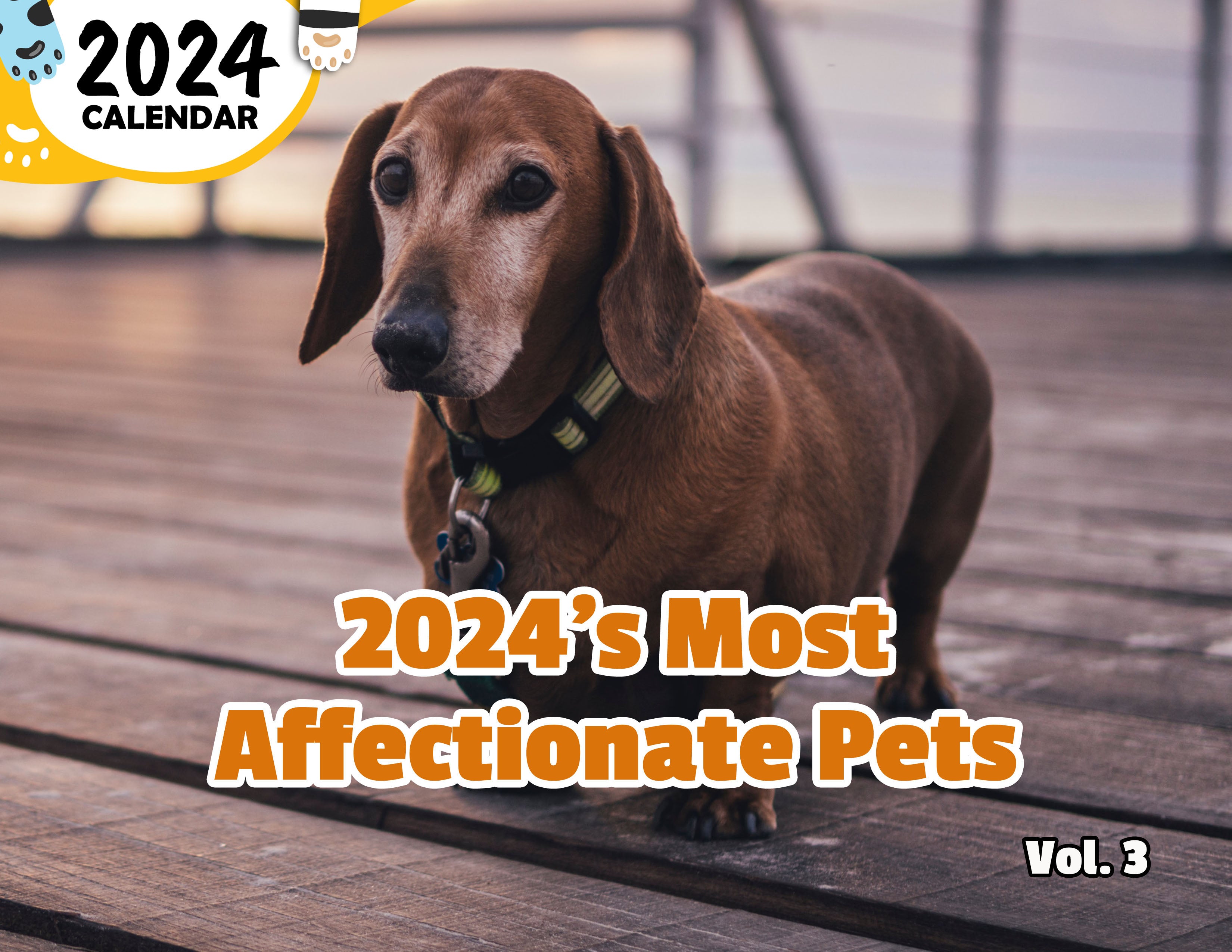 2024's Most Affectionate Pets Volume Three: 2024 Wall Calendar (Published)
