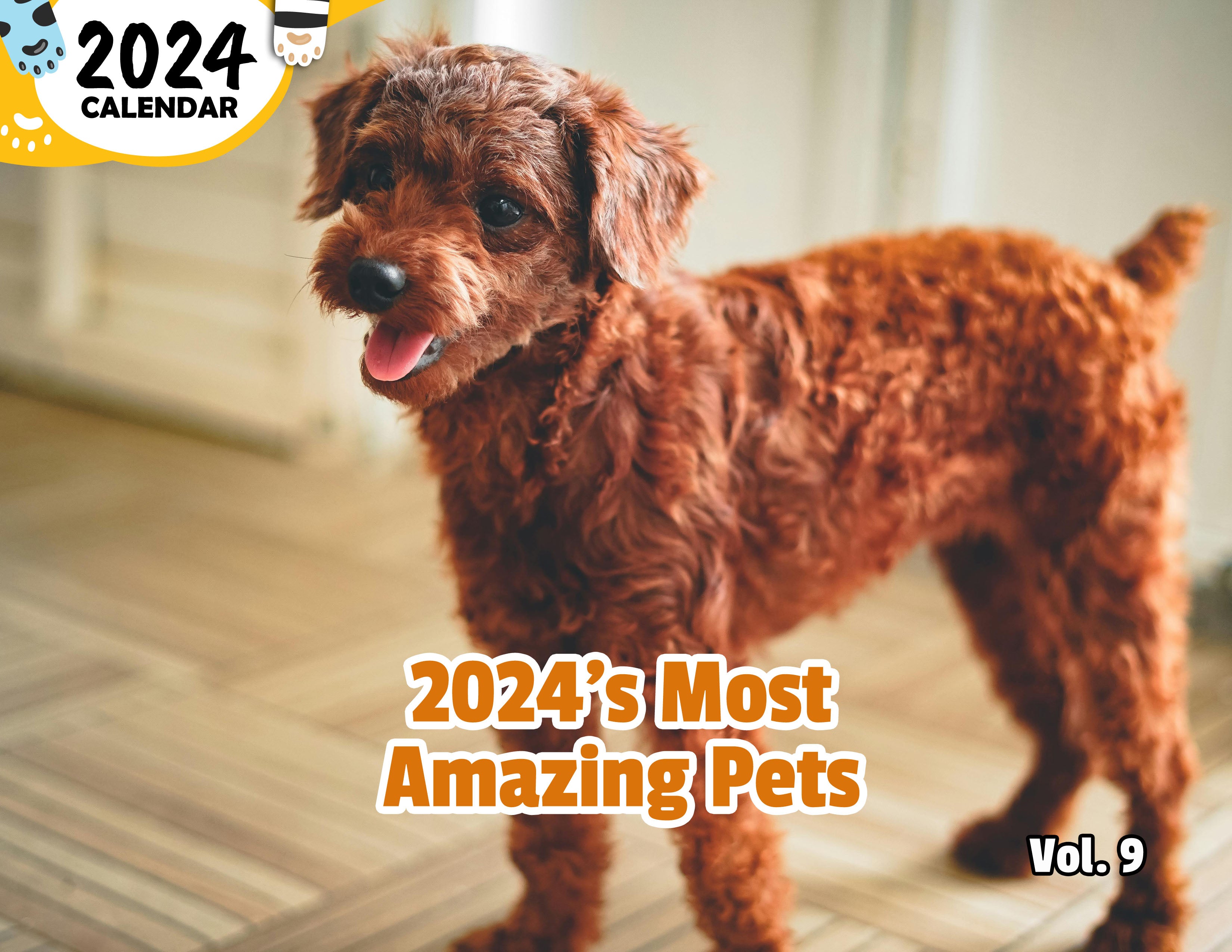 2024's Most Amazing Pets Volume Nine: 2024 Wall Calendar (Published)