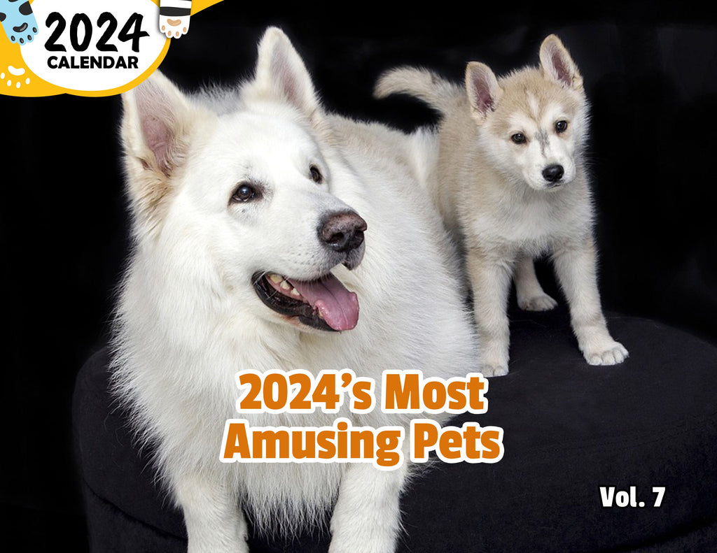 2024's Most Amusing Pets Volume Seven: 2024 Wall Calendar (Published)