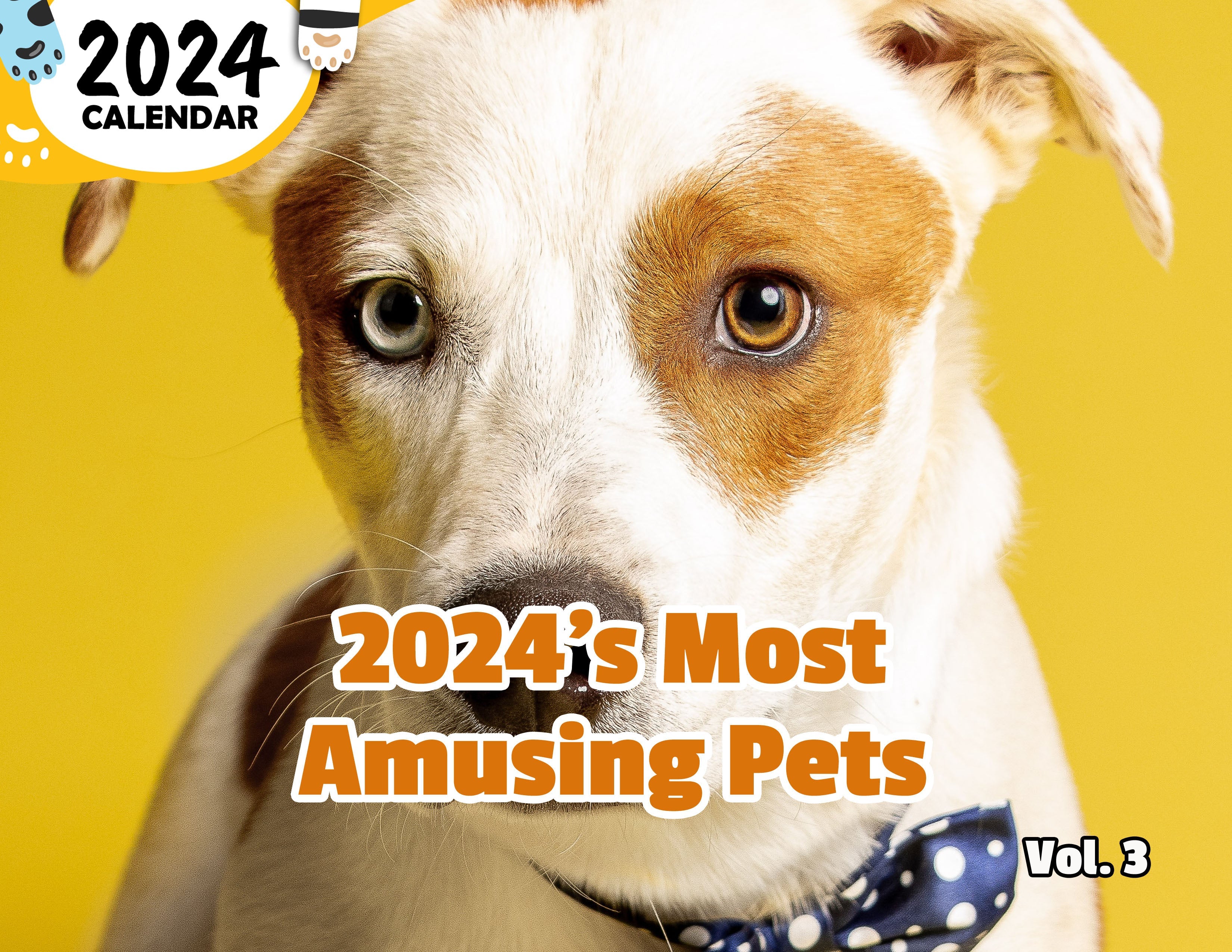 2024's Most Amusing Pets Volume Three: 2024 Wall Calendar (Published)