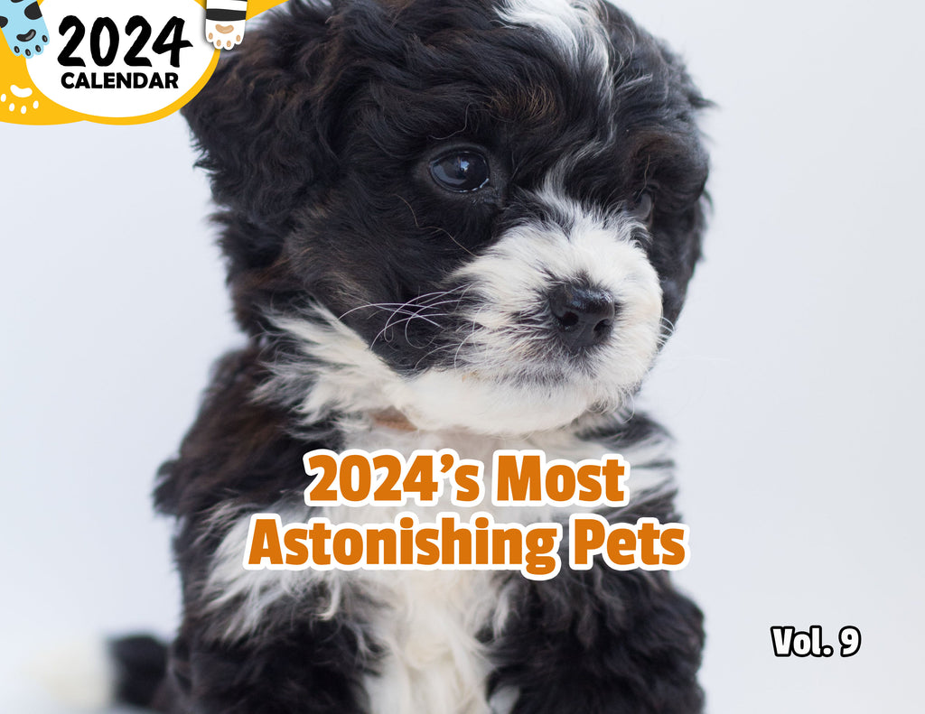 2024's Most Astonishing Pets Volume Nine: 2024 Wall Calendar (Published)