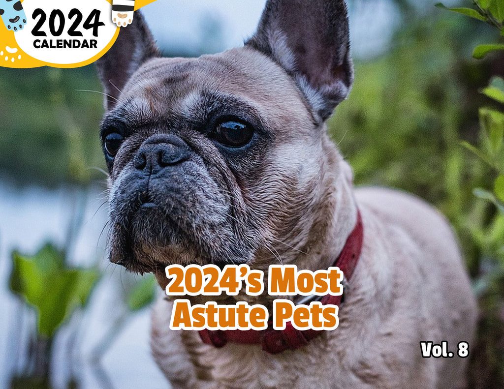 2024's Most Astute Pets Volume Eight: 2024 Wall Calendar (Published)