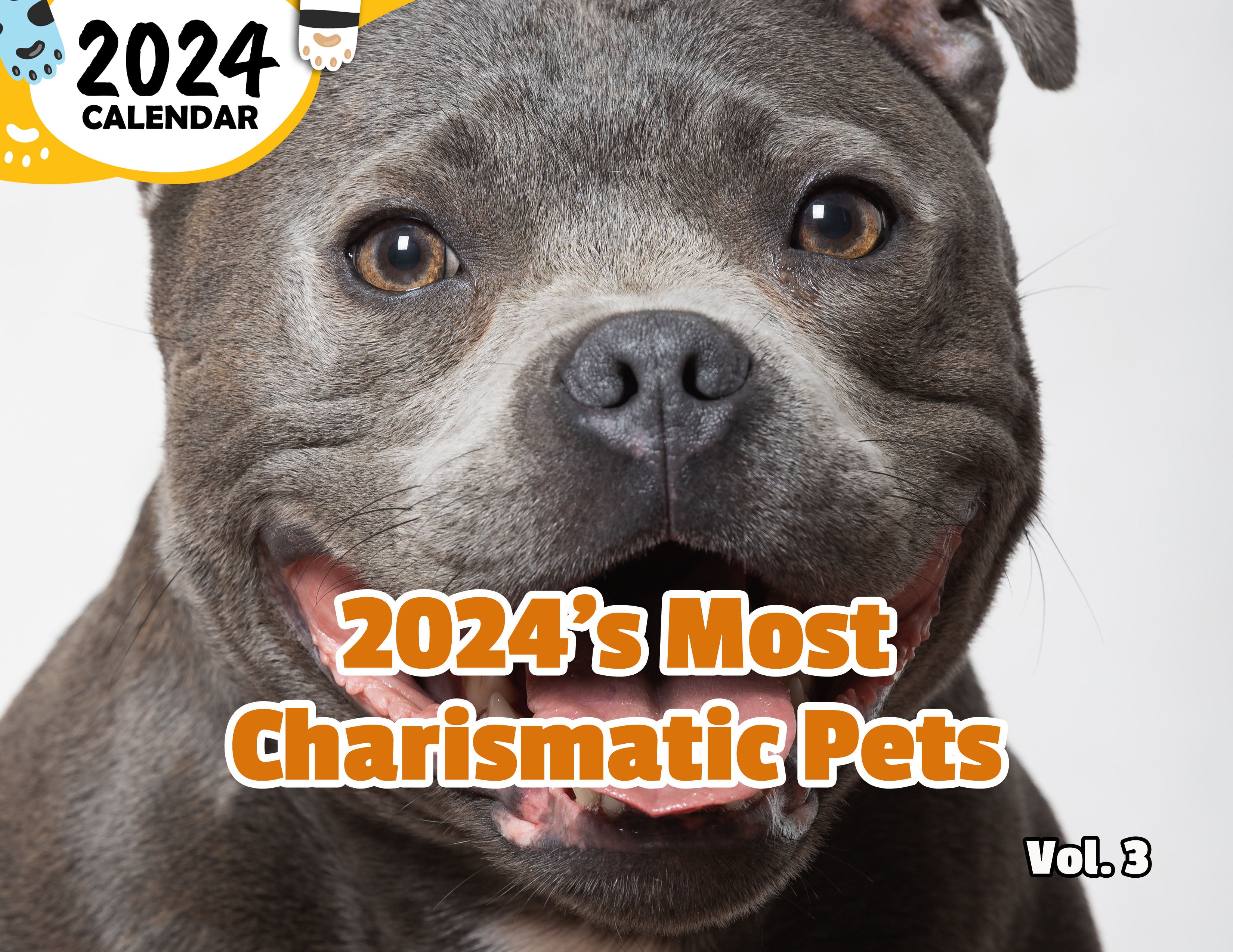2024's Most Charismatic Pets Volume Three: 2024 Wall Calendar (Published)